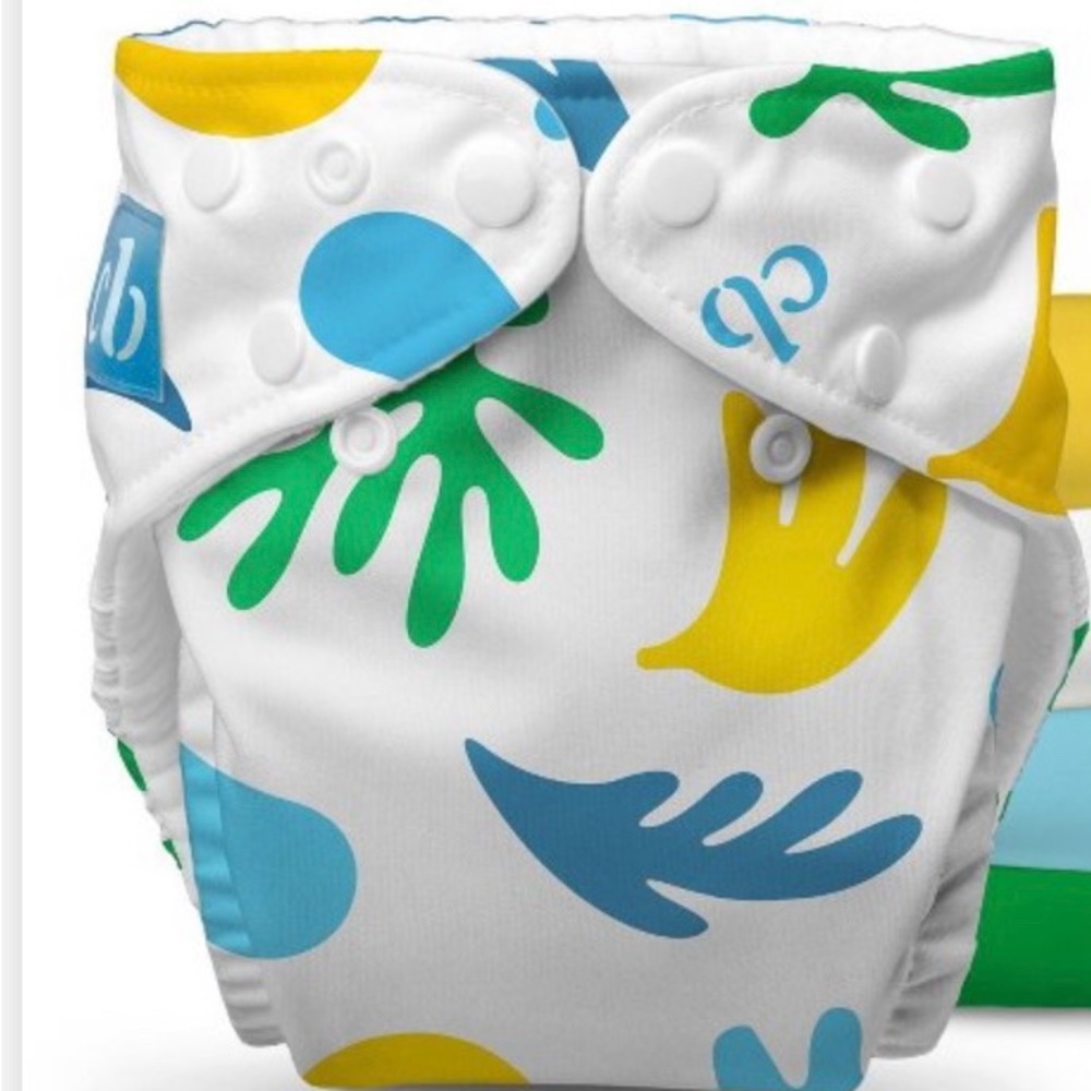 Charlie Banana Cloth Diaper - Banana Leaves - 2 COUNT